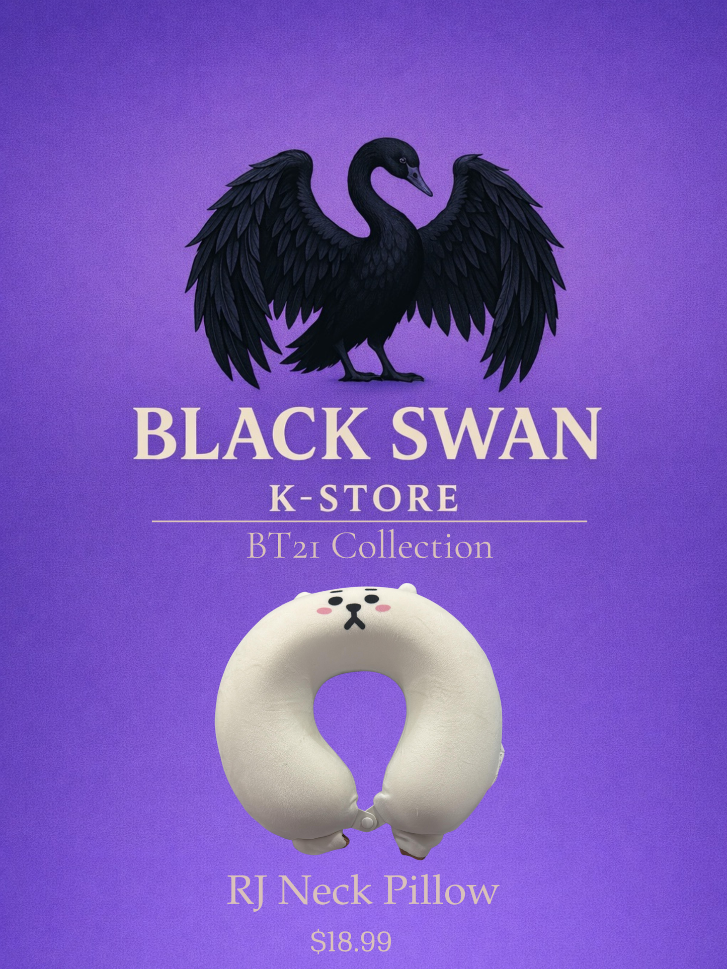 BT21- Inspired Travel Neck Pillow