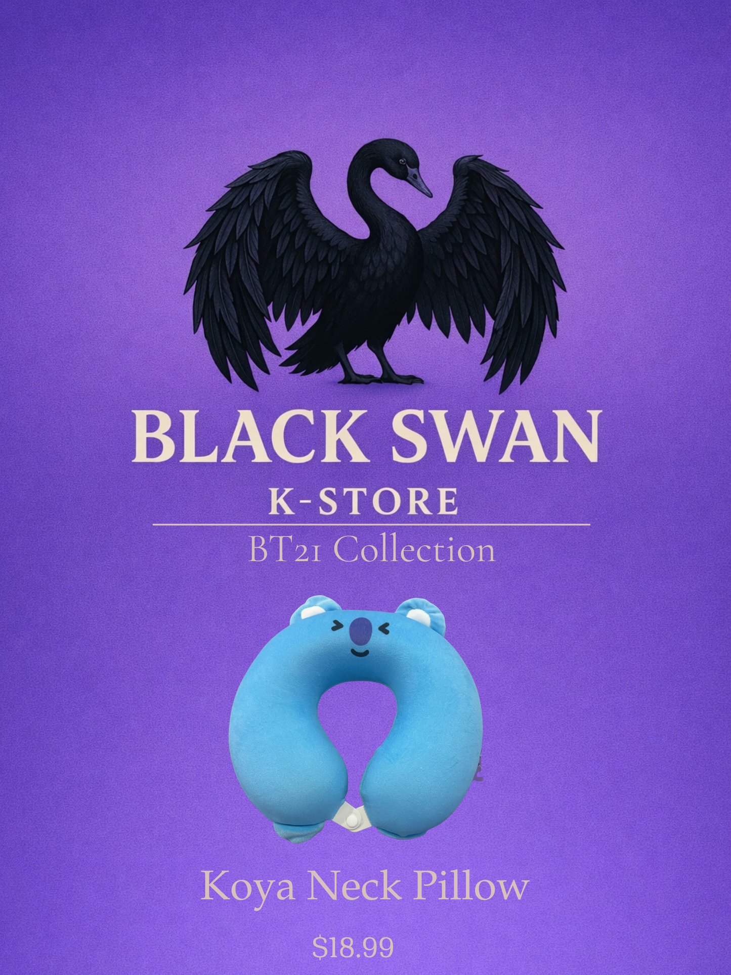 BT21- Inspired Travel Neck Pillow