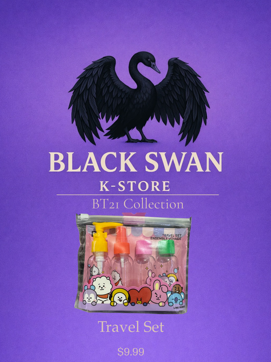 BT21 Travel Bottle Set – Character Design