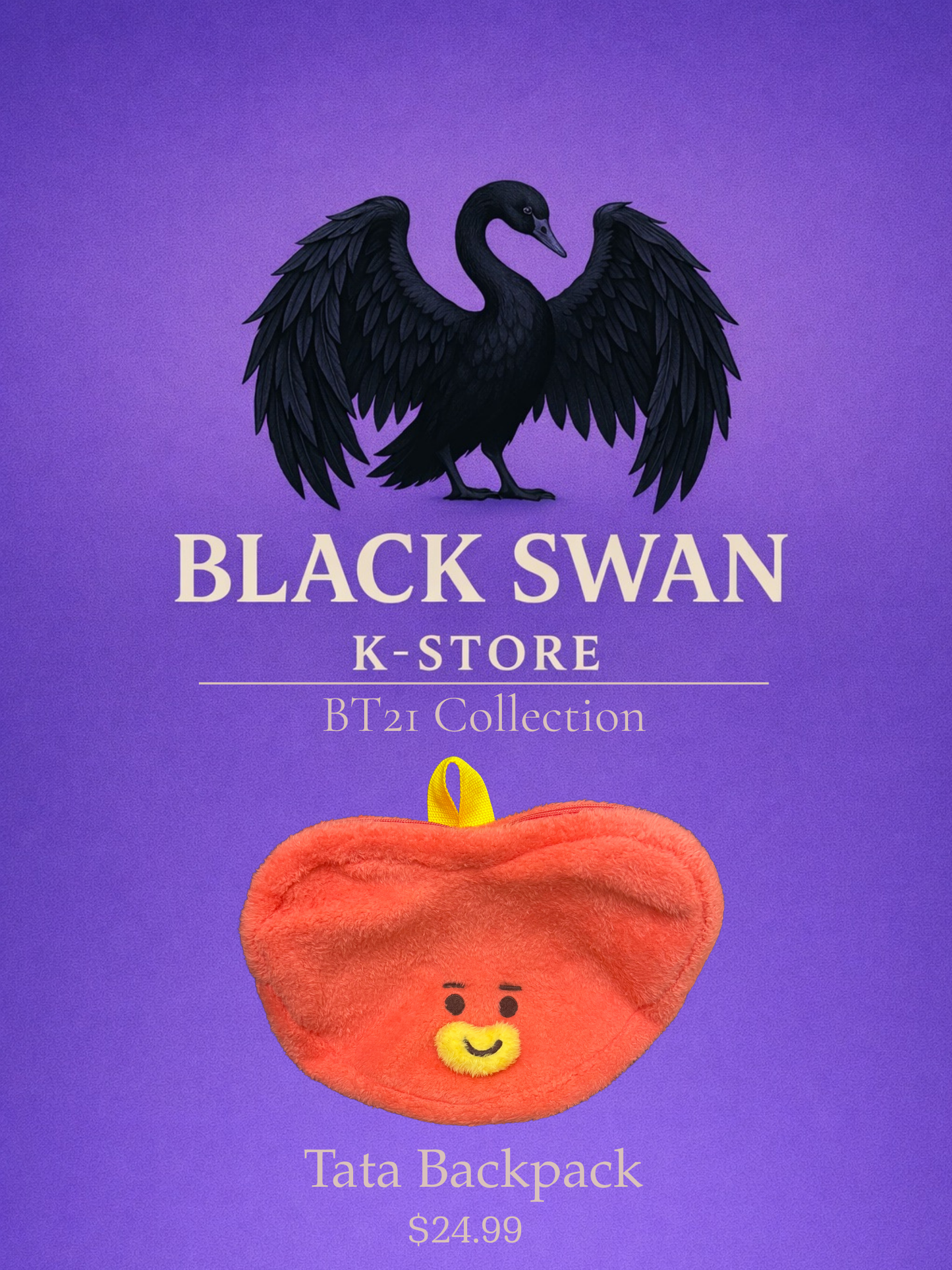 BT21 Character Backpack – Plush Style