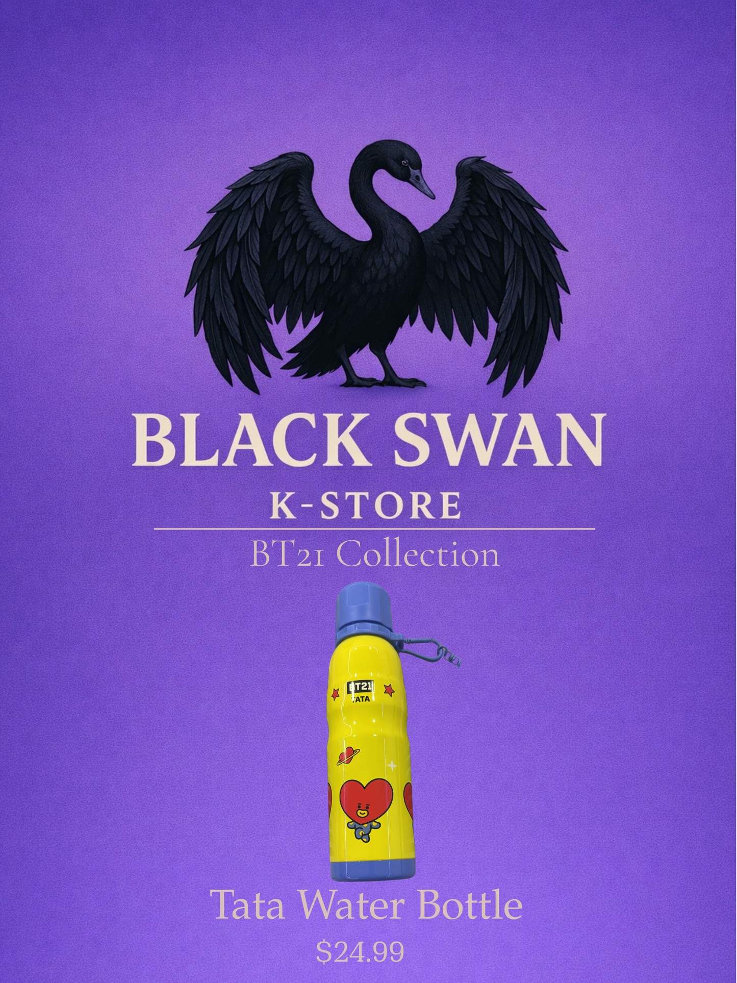 K-Pop Character Water Bottle