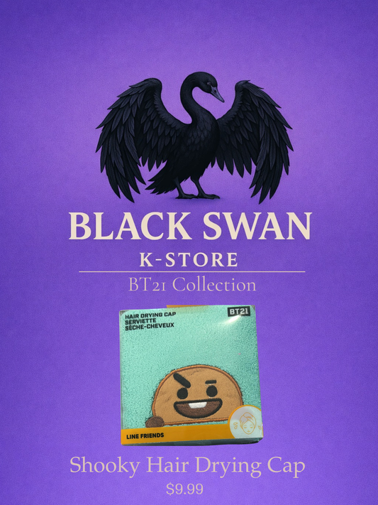 BT21-Inspired Hair Drying Cap – Character Design