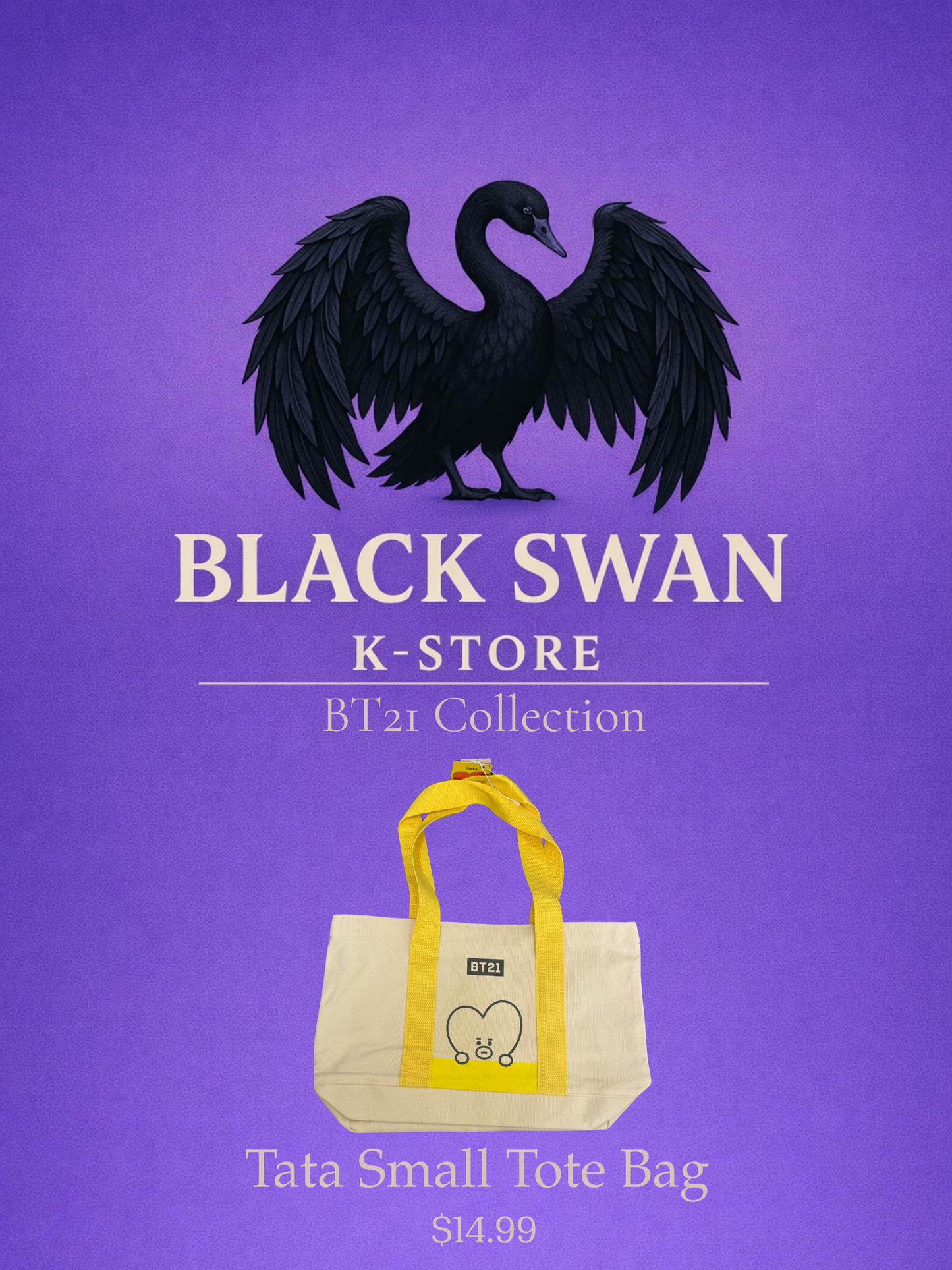 K-Pop Character Small Tote Bag